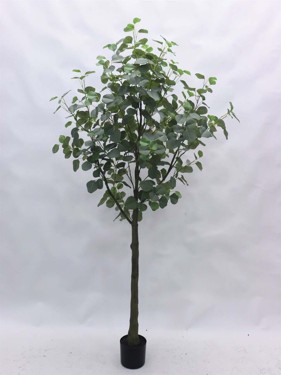 Lush 6-Foot Artificial Eucalyptus Tree - Lifelike Indoor/Outdoor Decorative Greenery in Stylish Pot